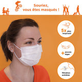 BOITE DE 50 MASQUES ULTRA-RESPIRANTS OXYGEN - Lainière Santé™
