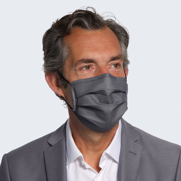 Masque UNS1 élégant gris "Essentiels" - Lainière Santé