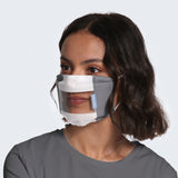 Masque transparent Émotion Gris - Taille S/M - Lainière Santé